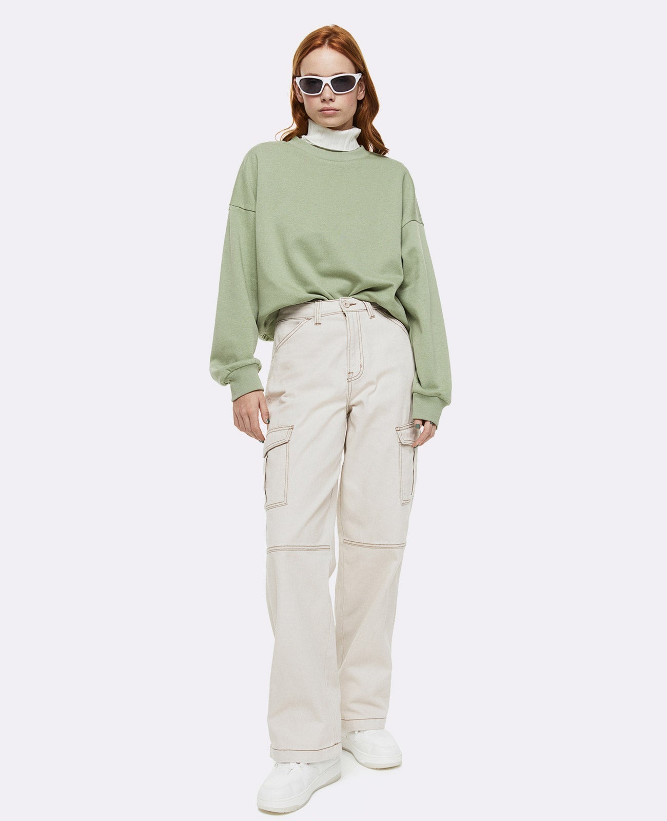 Solid Cargo Pant